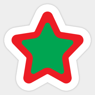 Christmas Star Sticker